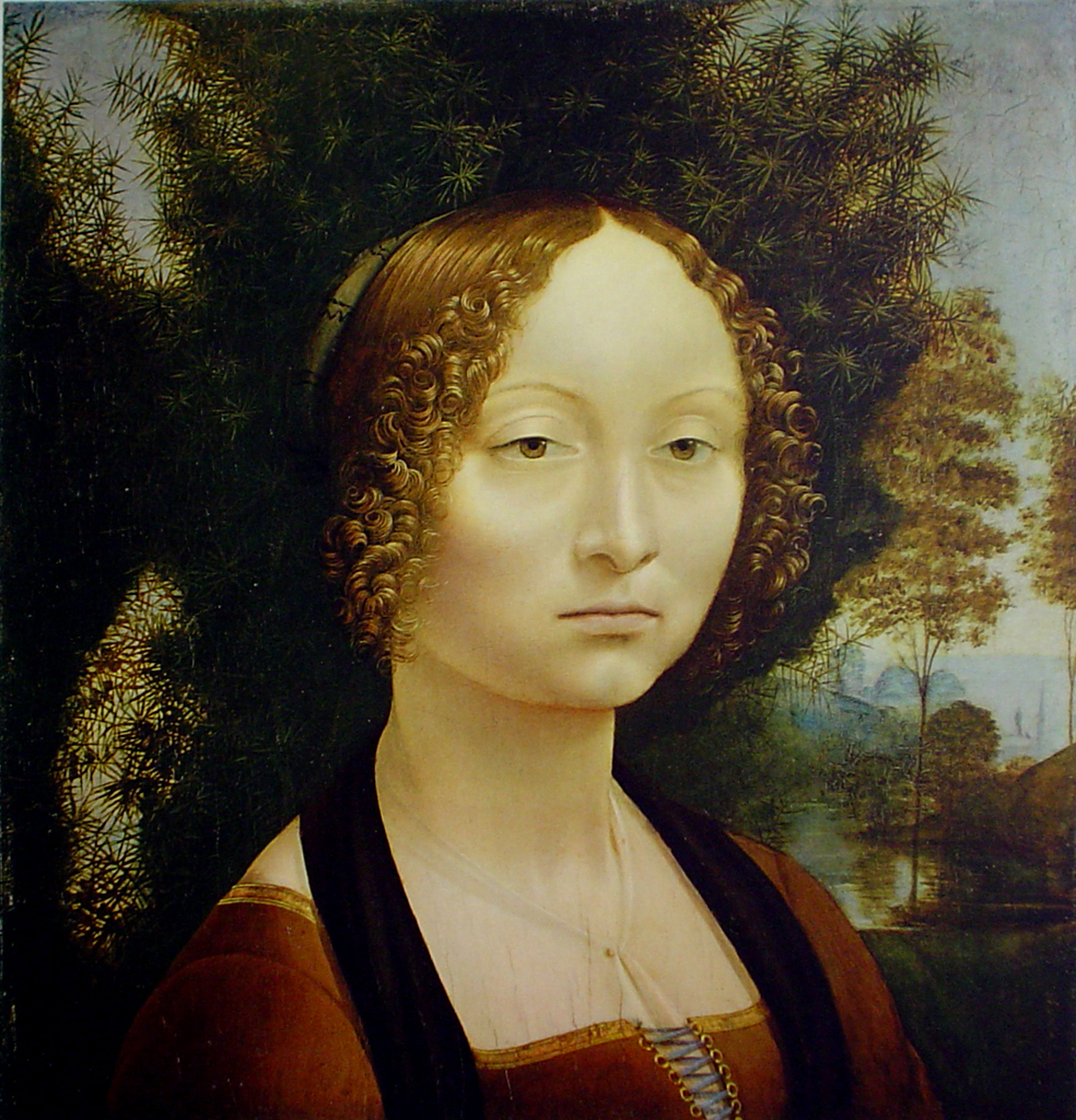 Portrait de Ginevra de’ Benci - Léonard De Vinci - 1474/1476